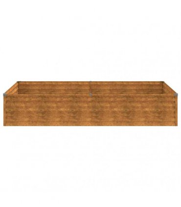 vidaXL Garden Raised Bed 195x100x36 cm Corten Steel