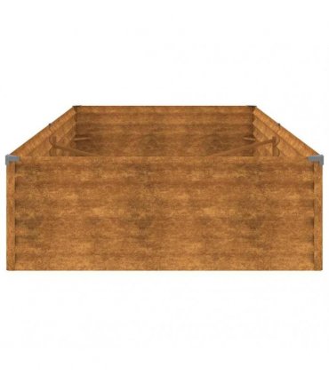 vidaXL Garden Raised Bed 195x100x36 cm Corten Steel
