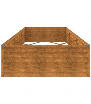 vidaXL Garden Raised Bed 291x100x36 cm Corten Steel