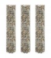 vidaXL Circular Gabion Raised Beds 3 pcs Galvanised Steel Ø30x150 cm