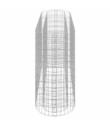 vidaXL Gabion Raised Bed Galvanised Iron 190x50x100 cm