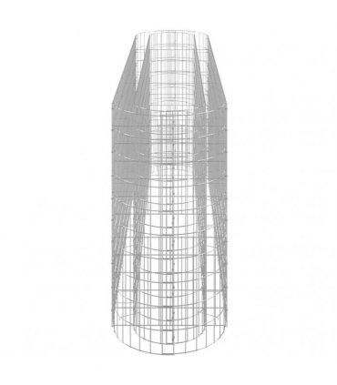 vidaXL Gabion Raised Bed Galvanised Iron 260x50x100 cm