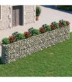 vidaXL Gabion Raised Bed Galvanised Iron 540x50x100 cm