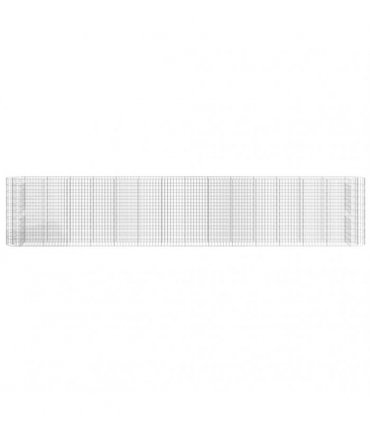 vidaXL Gabion Raised Bed Galvanised Iron 540x50x100 cm