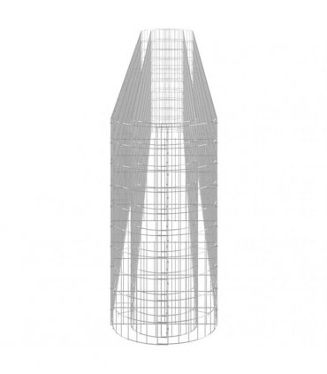 vidaXL Gabion Raised Bed Galvanised Iron 540x50x100 cm