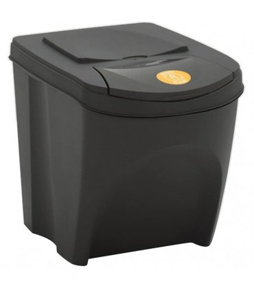 vidaXL Stackable Garbage Bin Boxes 4 pcs Grey 100 L Polypropylene