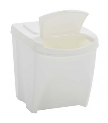 vidaXL Stackable Garbage Bin Boxes 4 pcs White 100 L Polypropylene