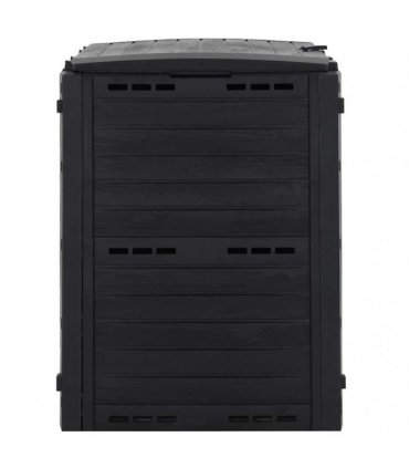 vidaXL Garden Composter Black 280 L Polypropylene