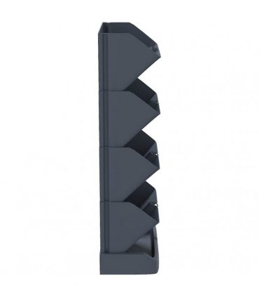 vidaXL Vertical Garden Plant Set 4 pcs Anthracite Polypropylene