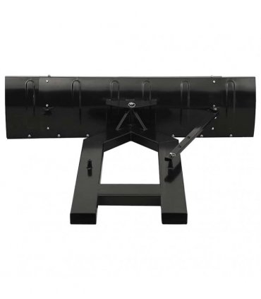 vidaXL Snow Plough for Forklift 150x38 cm Black