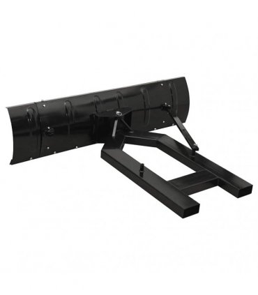 vidaXL Snow Plough for Forklift 150x38 cm Black