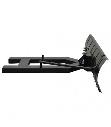 vidaXL Snow Plough for Forklift 150x38 cm Black