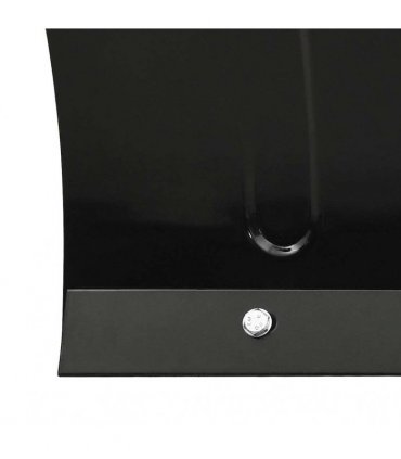 vidaXL Snow Plough for Forklift 150x38 cm Black