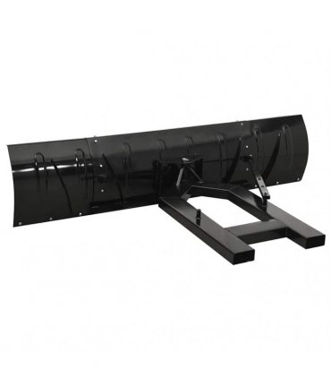 vidaXL Snow Plough for Forklift 200x48 cm Black