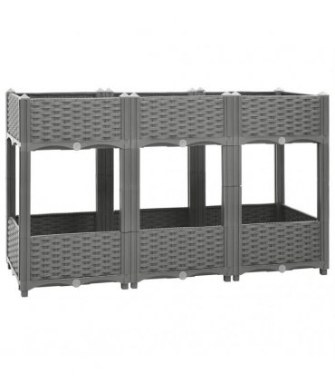 vidaXL Raised Bed 120x40x71 cm Polypropylene