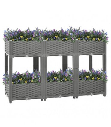 vidaXL Raised Bed 120x40x71 cm Polypropylene