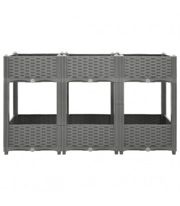 vidaXL Raised Bed 120x40x71 cm Polypropylene
