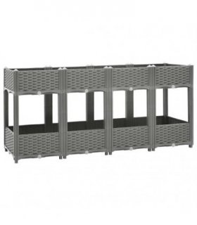 vidaXL Raised Bed 160x40x71 cm Polypropylene