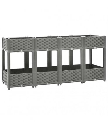 vidaXL Raised Bed 160x40x71 cm Polypropylene
