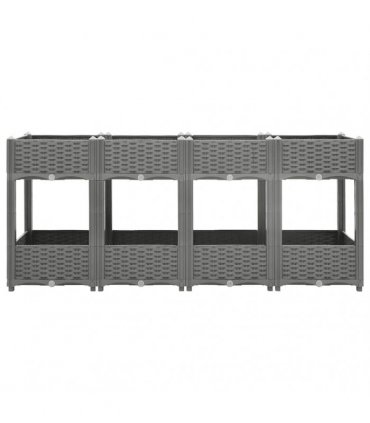 vidaXL Raised Bed 160x40x71 cm Polypropylene