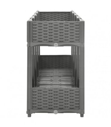 vidaXL Raised Bed 160x40x71 cm Polypropylene