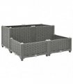 vidaXL Raised Bed 80x80x38 cm Polypropylene