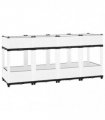 vidaXL Raised Bed 160x40x71 cm Polypropylene