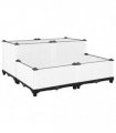 vidaXL Raised Bed 80x80x38 cm Polypropylene