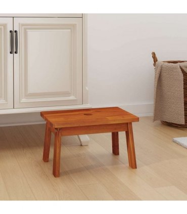 vidaXL Step Stool 38x26x22 cm Solid Wood Acacia