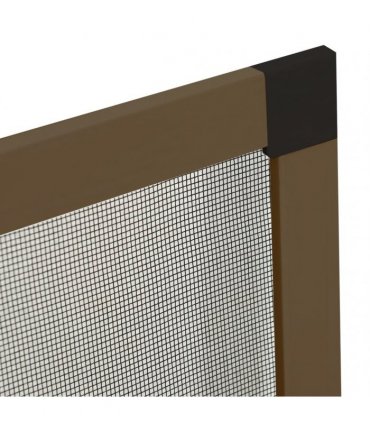 vidaXL Insect Screen for Windows Brown 90x120 cm