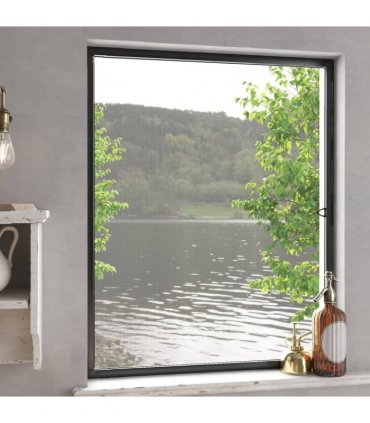 vidaXL Insect Screen for Windows Anthracite 80x100 cm