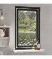 vidaXL Magnetic Insect Screen for Windows White 80x140 cm