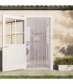 vidaXL Door Curtain Transparent 200 mmx1,6 mm 10 m PVC