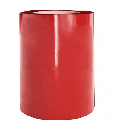 vidaXL Door Curtain Red 300 mmx2,6 mm 25 m PVC