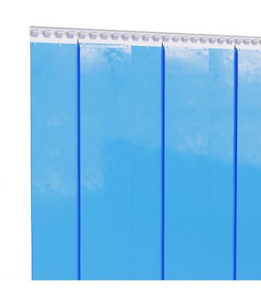vidaXL Door Curtain Blue 200 mmx1,6 mm 50 m PVC