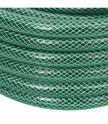 vidaXL Garden Hose with Fitting Set Green 0,5" 10 m PVC