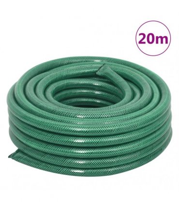 vidaXL Garden Hose Green 0,75" 20 m PVC