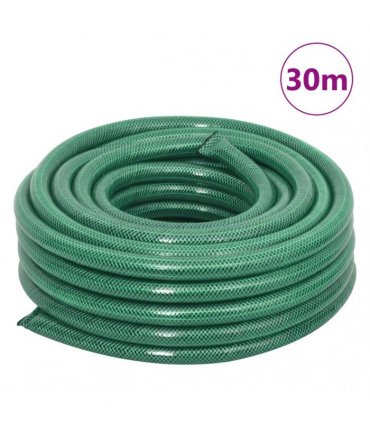 vidaXL Garden Hose Green 0,75" 30 m PVC