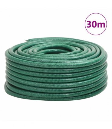 vidaXL Garden Hose Green 1" 30 m PVC