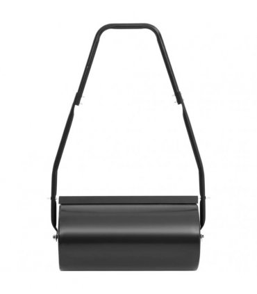 vidaXL Garden Lawn Roller with Handle Black 42 L Iron and Steel