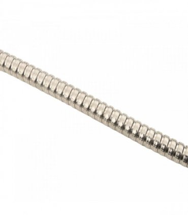 vidaXL Garden Hose with Spray Nozzle Silver 0,6" 15 m Stainless Steel