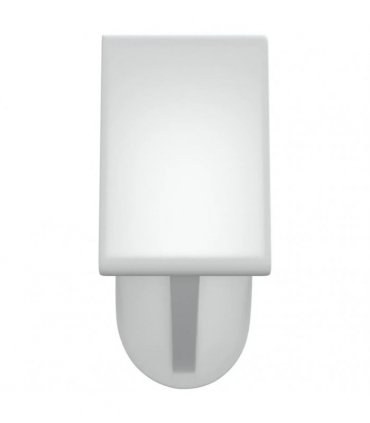 vidaXL Curtain Rails 2 pcs White and Silver 40-60 cm Aluminium