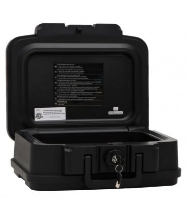 vidaXL Safe Box Black 38x32,5x16,5 cm