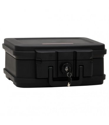 vidaXL Safe Box Black 38x32,5x16,5 cm