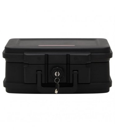 vidaXL Safe Box Black 38x32,5x16,5 cm