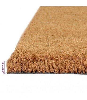 vidaXL Door Mat Natural 40x60 cm Tufted Coir