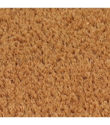 vidaXL Door Mat Natural 100x200 cm Tufted Coir