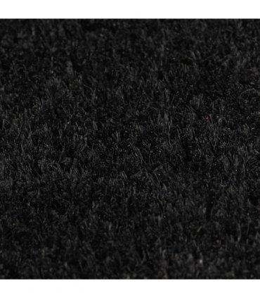 vidaXL Door Mats 2 pcs Black 40x60 cm Tufted Coir