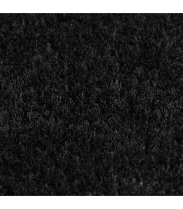 vidaXL Door Mats 5 pcs Black 40x60 cm Tufted Coir