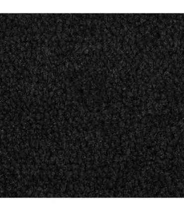 vidaXL Door Mat Black 60x90 cm Tufted Coir